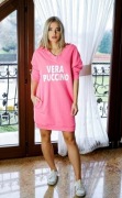 Sukienka Tunika Bluza VERA PUCCINO neon róż