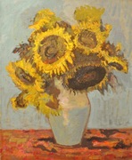 Słoneczniki w wazonie Kazimierz Wilk 1700 zł