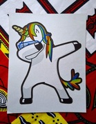 Naklejka jednorożec