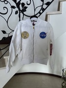 Kurtka męska Alpha industries biała rozmiar S 