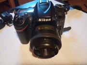 Nikon D7100 -przebieg 18,000 + Nikon AF-S Nikkor 35mm 