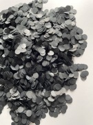 Konfetti czarne kółka, Dekoracja na wesele, Konfetti do balonów 40 Urodziny