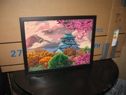 Obraz- Widok- haft diamentowy- oprawiony do powieszenia