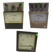 Zestaw amperomierzy, watomierzy Lumel
