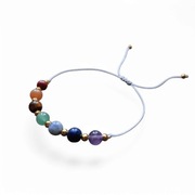 Bransoletka regulowana z kamieni energetycznych – 7 czakr | Rękodzieło