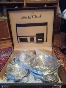 Eksluzywny zestaw garnków Swiss Chef 18 elementów