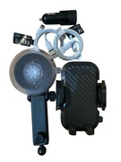 Zestaw: Uchwyt samochodowy + Ładowarka + 2x Kabel USB-C szybkie ładowanie.