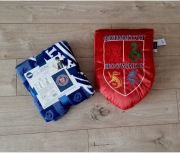 NOWY komplet,koc i poduszka, HARRY POTTER,HOGWART