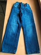 ZIMA jeansy ocieplane r. 122