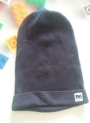 Czapka granatowa cienka jesień wiosna 38cm bardzo rozciąga się