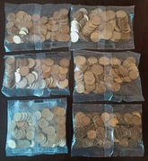 1 grosz 2 grosze 5 groszy 2003 2008 2009 