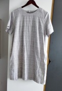 Sukienka do pracy do biura klasyczna oversize szara next XXL 44