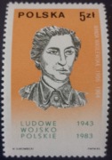 Polska 2735 40 rocznica Ludowego Wojska Polskiego 1983