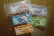 Sri Lanka zestaw banknotów 5 sztuk stan 1