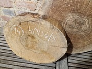 ORZECH CZARNY Amerykański 40/34/8 cm Wysuszony Blat Plaster Drewna Stolik