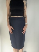 Granatowa spódnica ołówkowa midi rozm. M Mohito