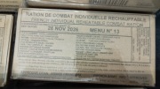 Francuska wojskowa racja żywnościowa dobowa - menu 13