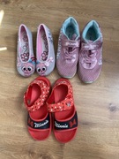 Zestaw butów dla dziewczynki sandałki balerinki adidaski