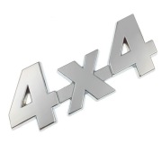 Naklejka Emblemat Znaczek Logo 4X4 JEEP 85mm x 33mm klapa błotnik metal