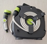 Wąż zqijany z bębnem 11,5 m . Powystawowy , nieużywany .