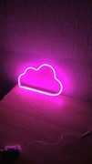 Różowa lampka LED w kształcie chmurki – uroczy dodatek do pokoju