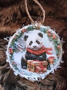 Ozdoba choinkowa hand made Panda
