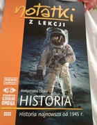 Notatki z historii, Historia najnowsza 