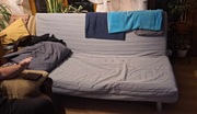 Kanapa rozkładana Ikea BEDDINGE 140x200+ pokrowiec