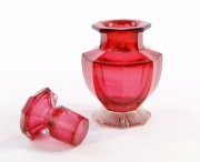 R6E Rubinowa herbatnica w stylu biedermeier