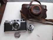 LEICA III Z SUMMAREM 2/50 i CELOWNIKIEM 