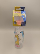 Butelka ze smoczkiem Nûby 240 ml żyrafa