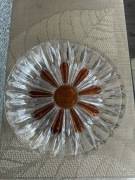 Kryształowy talerz zdobiony kryształ