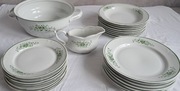 Piękny Zestaw Talerzy Obiadowych Z Porcelany Włocławek PRL