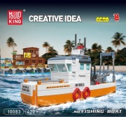 Statek rybacki klocki -super prezent 