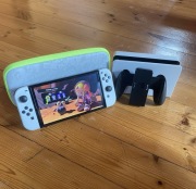 Konsola Nintento Switch OLED | Biały | Etui Splatoon | 100% SPRAWNA