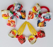 Zestaw do włosów komplet spinki frotki gumki gumeczki Psi Patrol