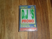 Kaseta magnetofonowa - J&J STUDIO - DJ's Hot 10 - EURODANCE - nowa