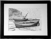 Rysunek Orłowo 30x40/21x30 nowy  Ręcznie wykonany tuszem papier art.