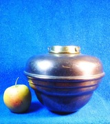 Zbiornik do lampy naftowej miedż-mosiądz DUŻY do palnika bagnetowego