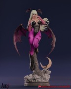 Figurka druk 3D żywica " Morrigan & NSFW - F1724 " - 150 mm