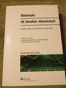 Matematyka dla kierunków ekonomicznych. Przykłady. H. Gurgul, M. Suder