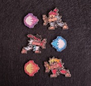STREET FIGHTER - zestaw przypinek