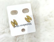 Kolczyki wkręty C C  stal chirurgiczna 