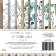W głębi lasu FLOWERS do wycięcia 15x15 cm  8 kartek + okładka.
