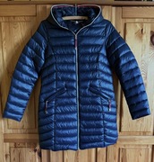 Granatowy płaszcz damski pikowany Monnari COT0290-013