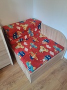 Łóżko pojedyncze,rozkładane,pojemnik