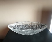 Duża żardiniera gondola misa kryształowa 32x16x7