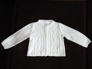 Sweterek biały kremowy cool club 80 Chrzest