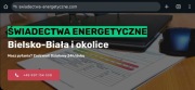 Świadectwa energetyczne- strona internetowa 