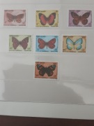 Kambodża 1990  Mi  1142-8    owady motyl  idealna pozycja 